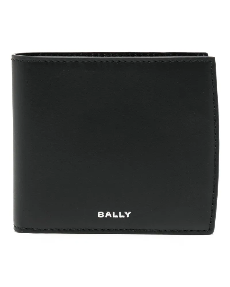 Bally Portemonnaie mit Klappe - Schwarz Schwarz