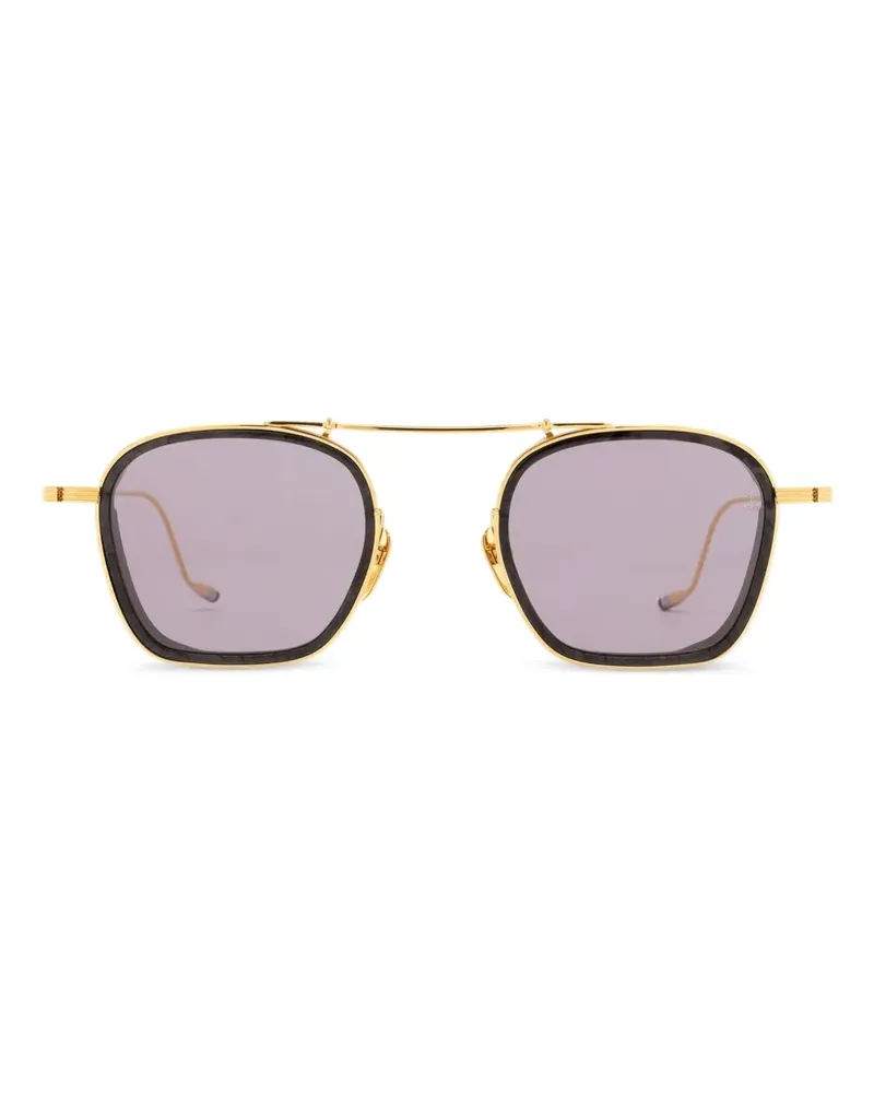 Jacques Marie Mage Eckige Baudelaire Sonnenbrille - Gold Gold