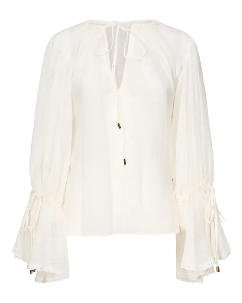 MARCIANO Los Angeles Bluse mit ausgestellten Ärmeln - Weiß Weiß
