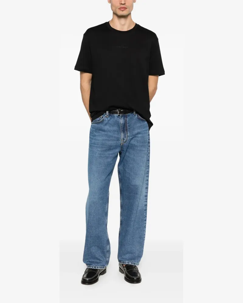 Paul & Shark logo T-shirt - Schwarz Schwarz