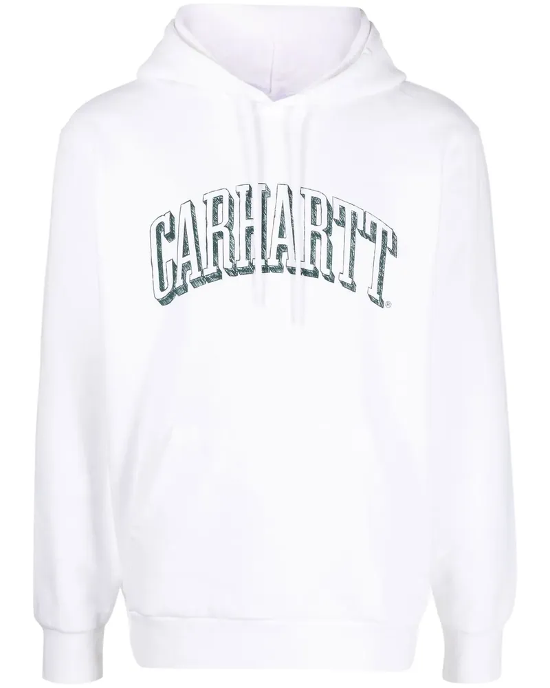 Carhartt WIP Hoodie mit Logo-Print - Weiß Weiß