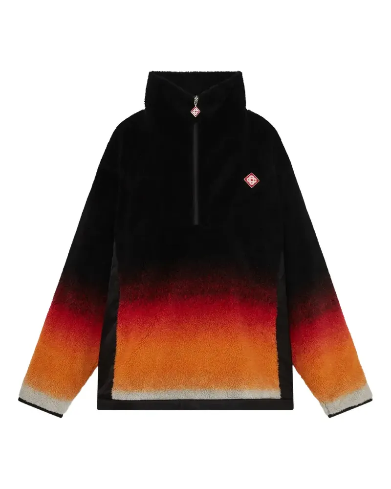 Casablanca Paris Sweatshirt mit Farbverlauf-Optik - Schwarz Schwarz
