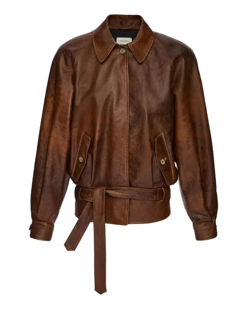 Magda Butrym belted jacket - Braun Braun