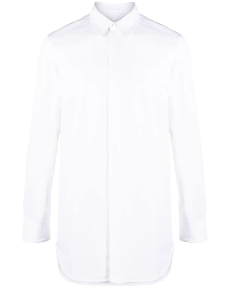 Jil Sander Langärmeliges Hemd Weiß