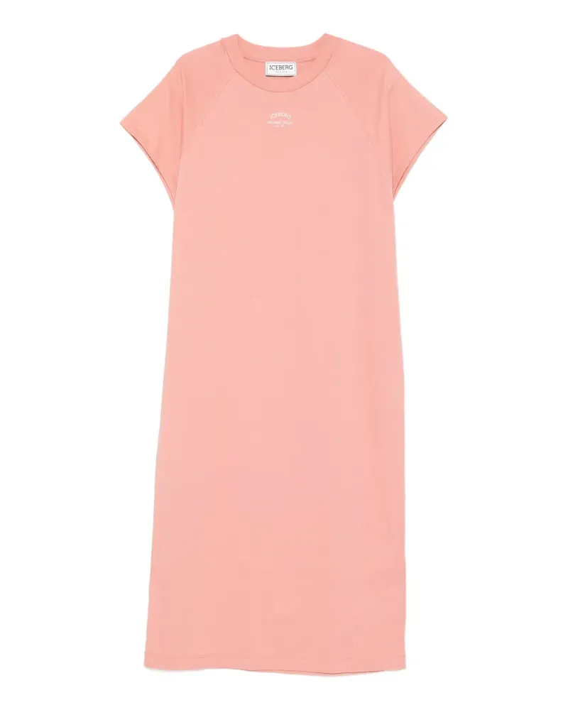 Iceberg Kleid mit kurzen Ärmeln - Rosa Rosa