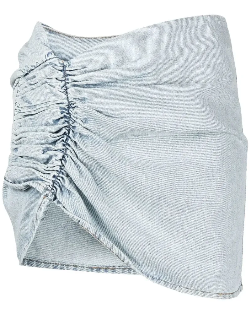 THE MANNEI Asymmetrischer Rock - Blau Blau