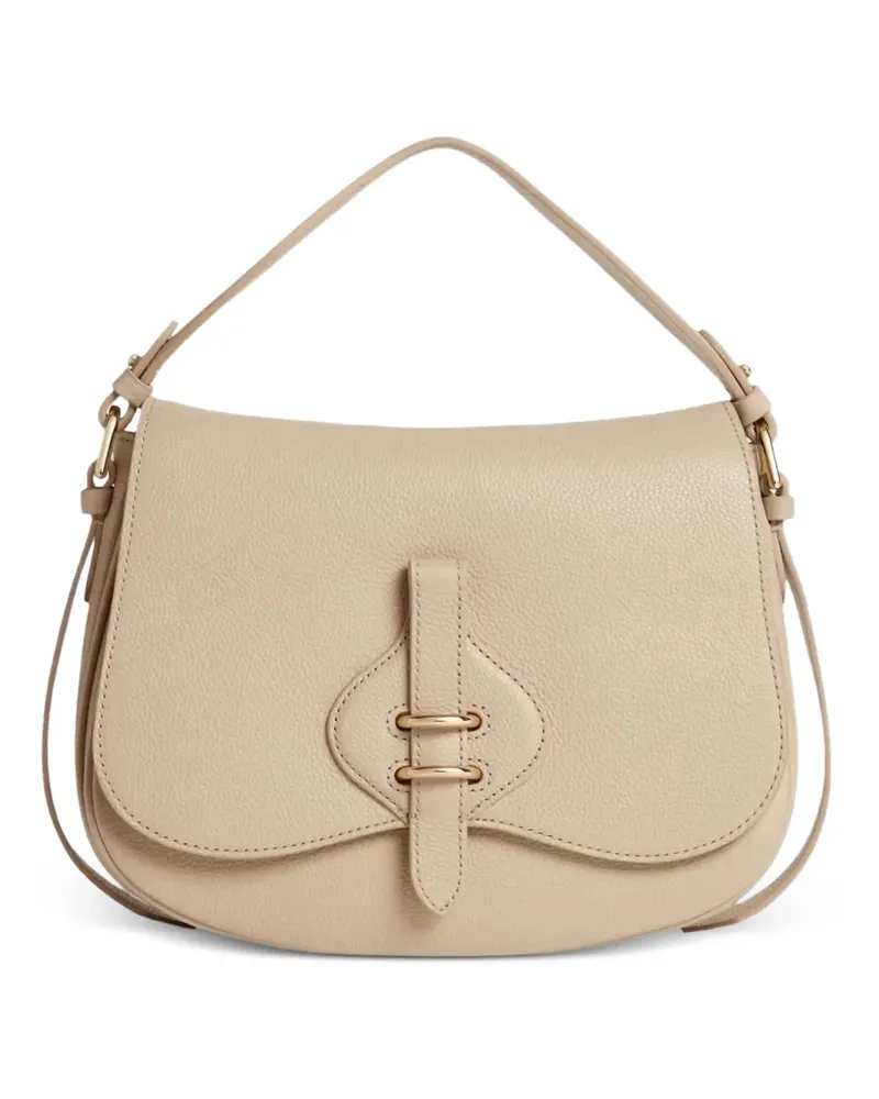 Coccinelle Mittelgroße Mavery Satchel-Tasche - Nude Nude