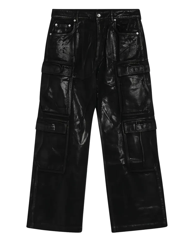 DRKSHDW by Rick Owens Double Cargo Jeans - Schwarz Schwarz