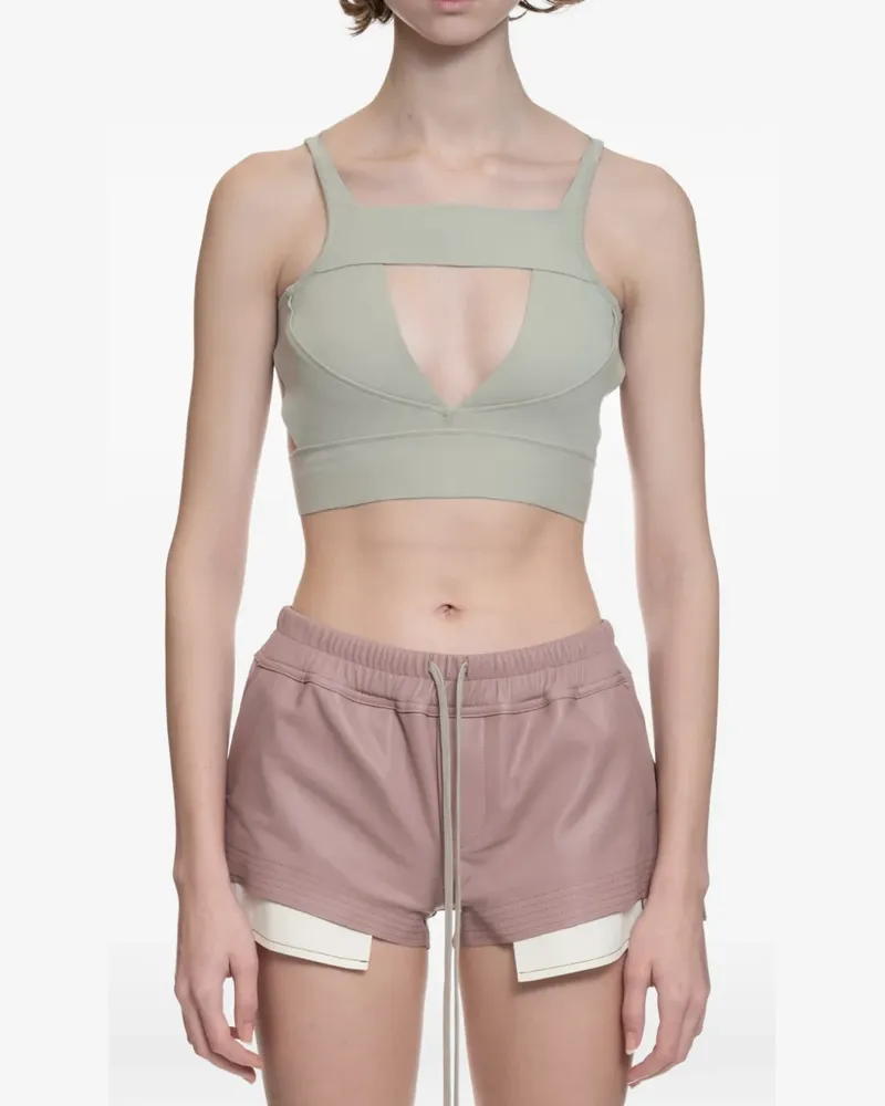 Rick Owens Sling cutout bra tank top - Grau Grau