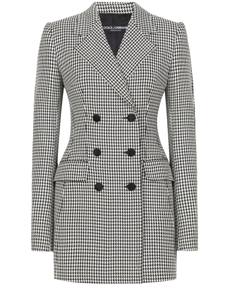 Dolce & Gabbana Jacke mit Karomuster - Grau Grau