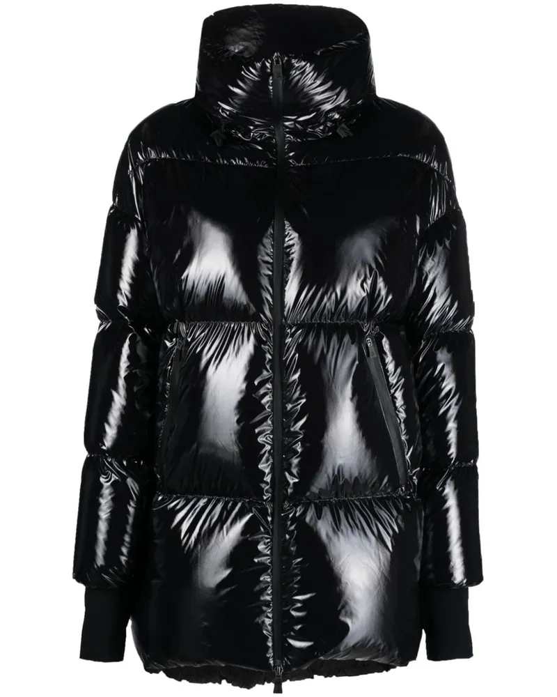 Herno Gesteppte Laminar Daunenjacke - Schwarz Schwarz