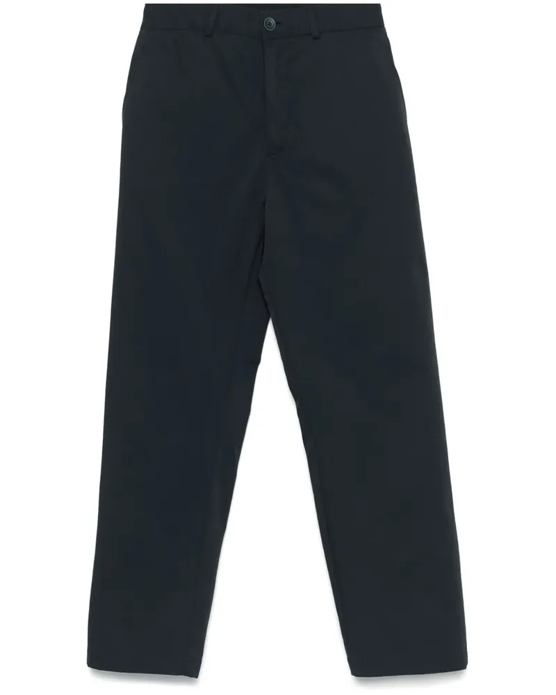 Herno Hose mit geradem Bein - Blau Blau