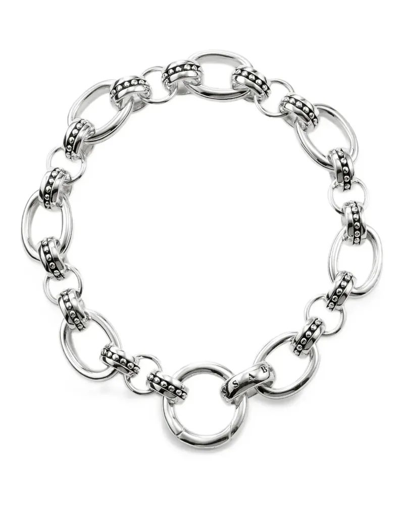 Thomas Sabo Armband mit Perlen und Kettengliedern - Silber Silber