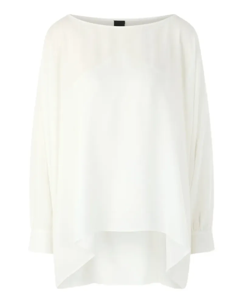Marc Cain Asymmetrische Rethink Together Bluse - Weiß Weiß