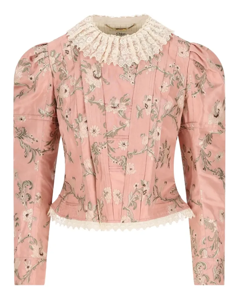 Chloé jacquard lace jacket - Rosa Rosa