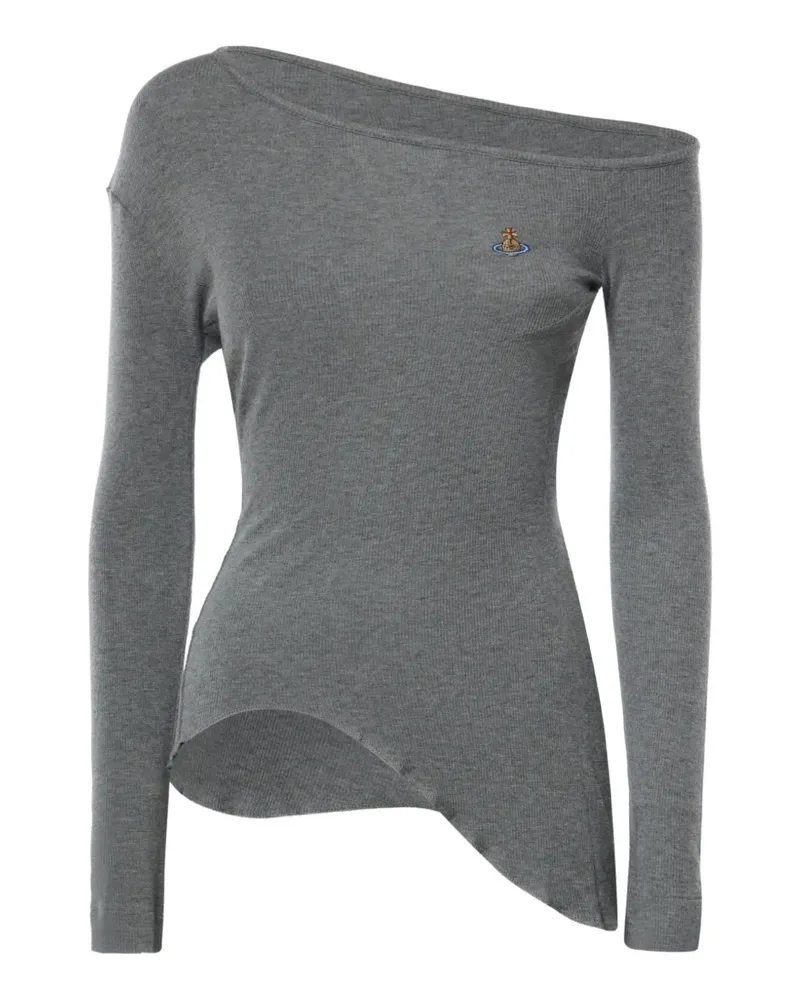Vivienne Westwood Asymmetrisches Orgy T-Shirt - Grau Grau