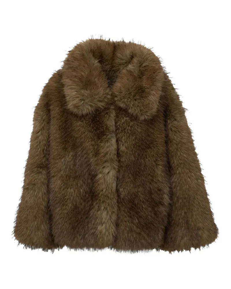 Essentiel Jacke aus Faux Fur - Braun Braun