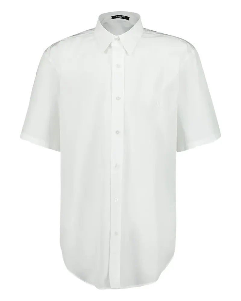 Balmain regular-fit poplin shirt - Weiß Weiß