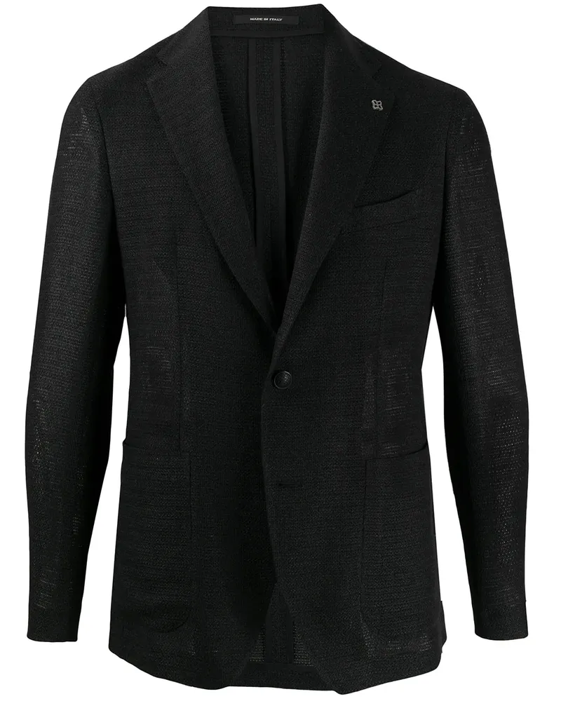 Tagliatore Schmales Sakko - Schwarz Schwarz
