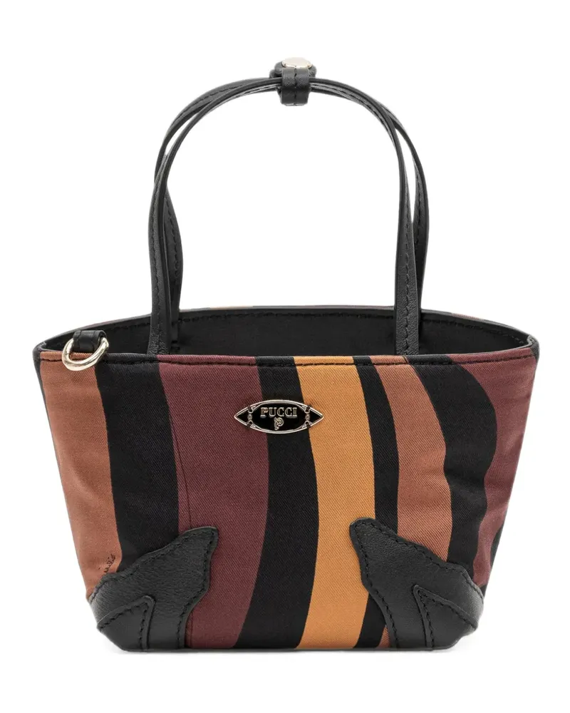 Emilio Pucci silk-twill Palio bag - Schwarz Schwarz