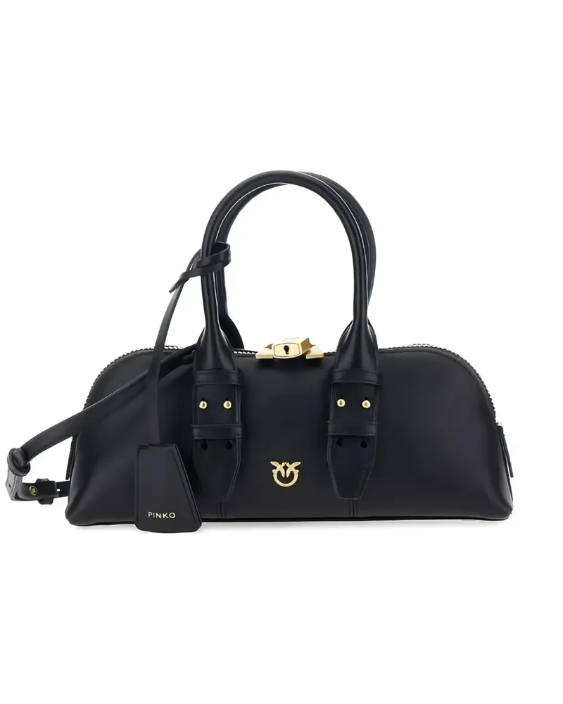 Pinko Kleiner Escape Tote Bag - Schwarz Schwarz
