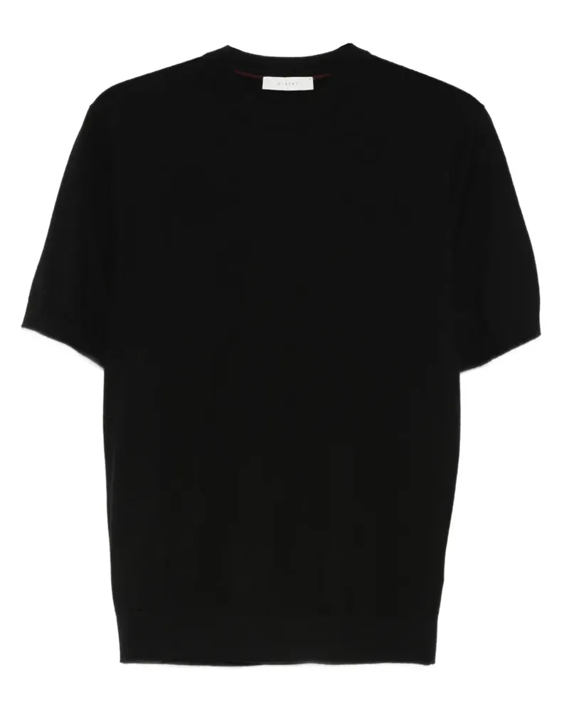 Diktat Klassisches T-Shirt - Schwarz Schwarz