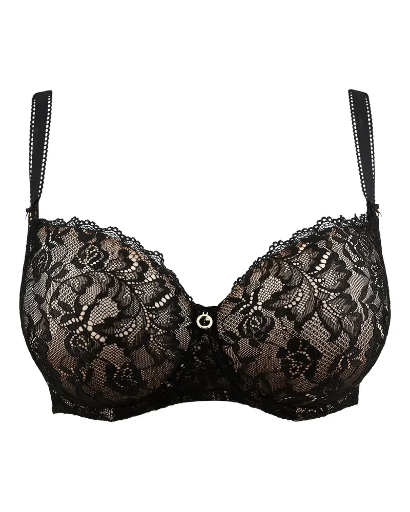 Aubade Rosessence BH mit Spitzen-Overlay - Schwarz Schwarz