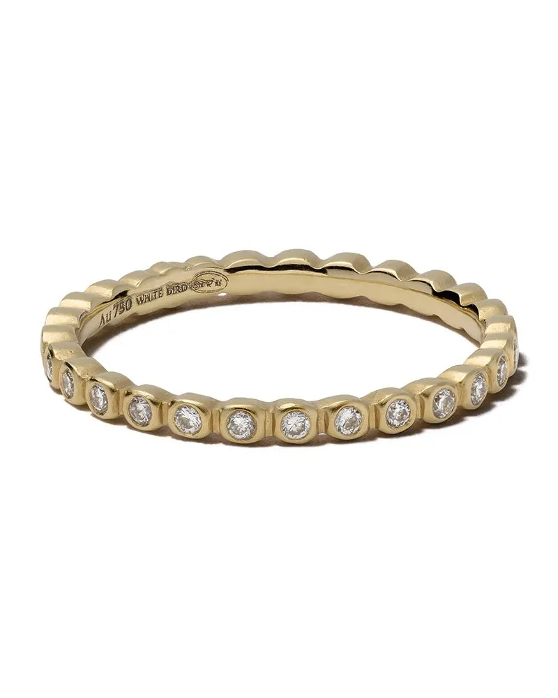 WHITE BIRD 18kt 'Estelle' Goldring mit Diamant Gold