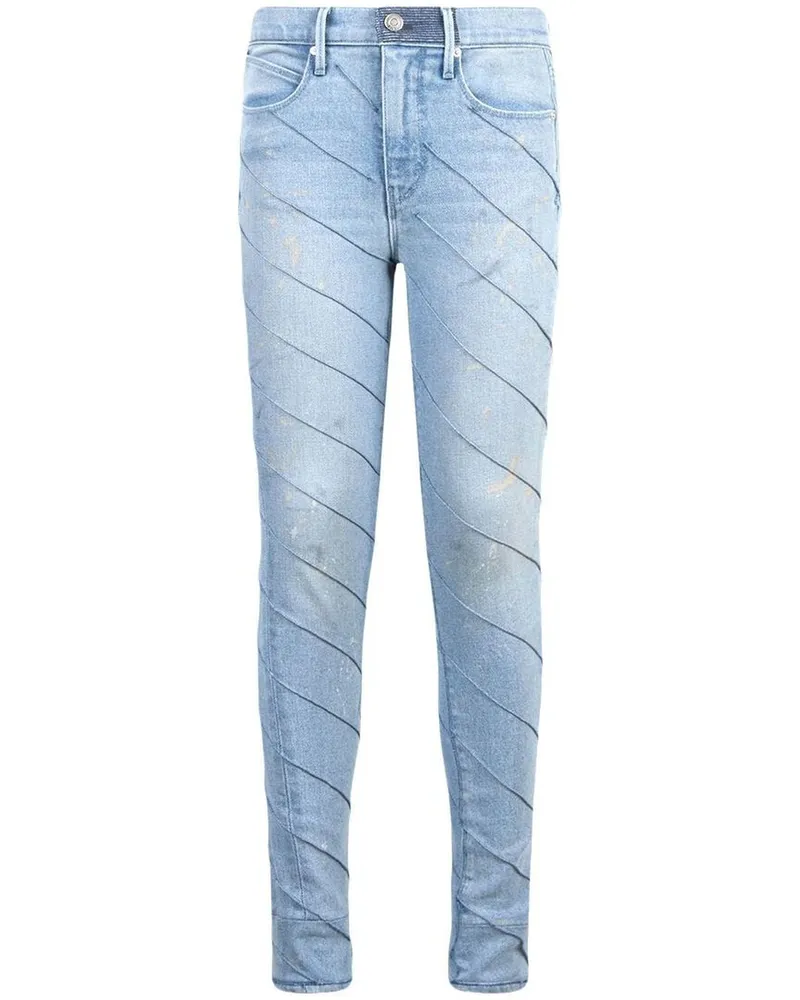 RTA Madrid Skinny-Jeans Blau