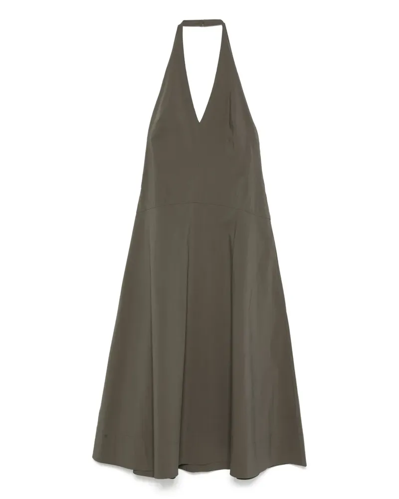 St. Agni Maxikleid mit Neckholder-Ausschnitt - Grün Grün