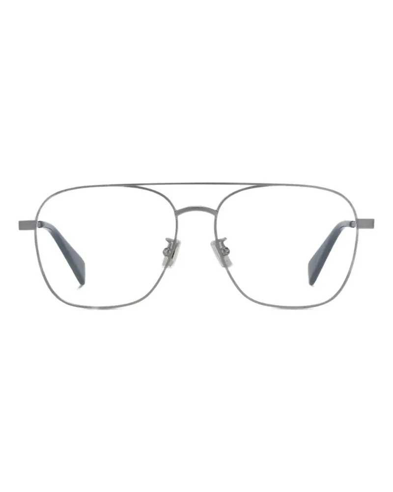 Kenzo Brille mit eckigem Gestell - Silber Silber