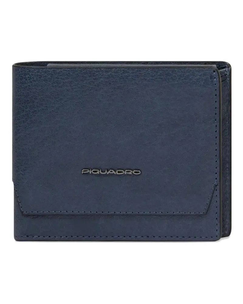 Piquadro Portemonnaie mit Klappe - Blau Blau