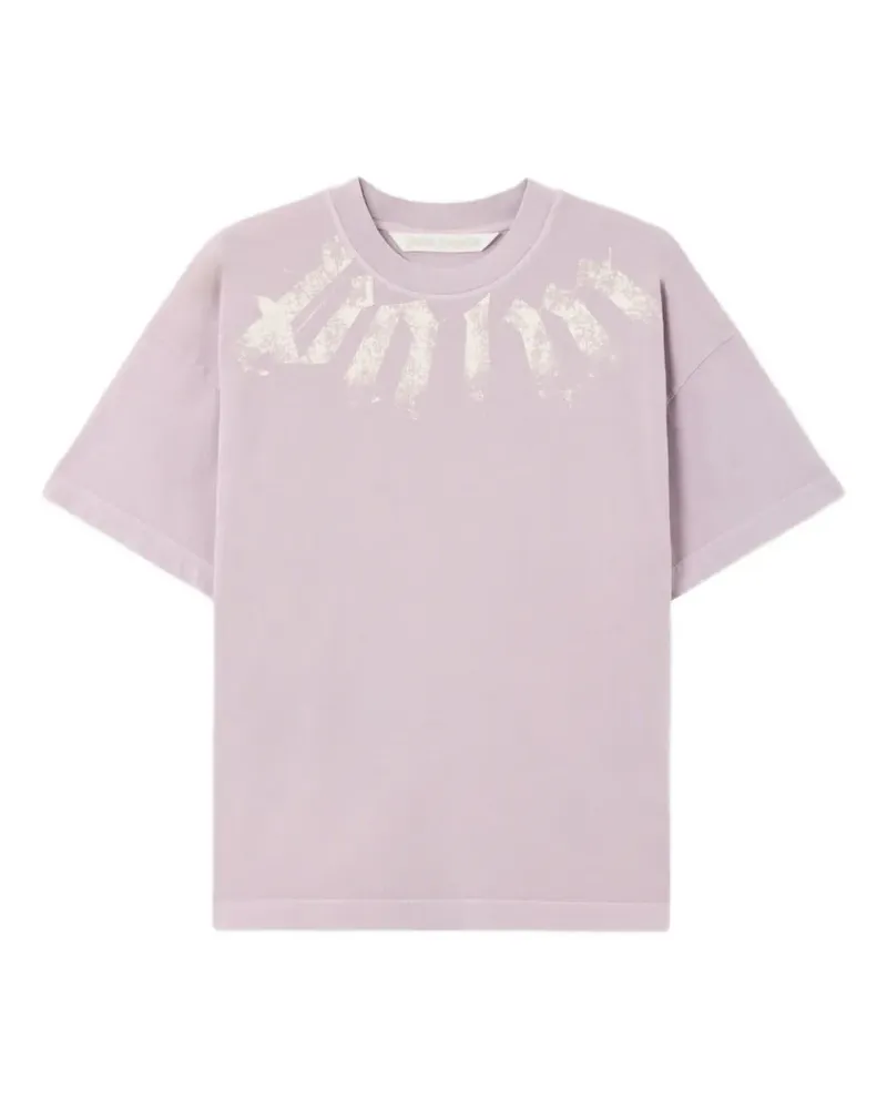 Palm Angels T-Shirt mit lockerem Schnitt - Violett Violett