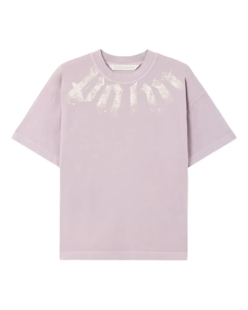 Palm Angels T-Shirt mit lockerem Schnitt - Violett Violett