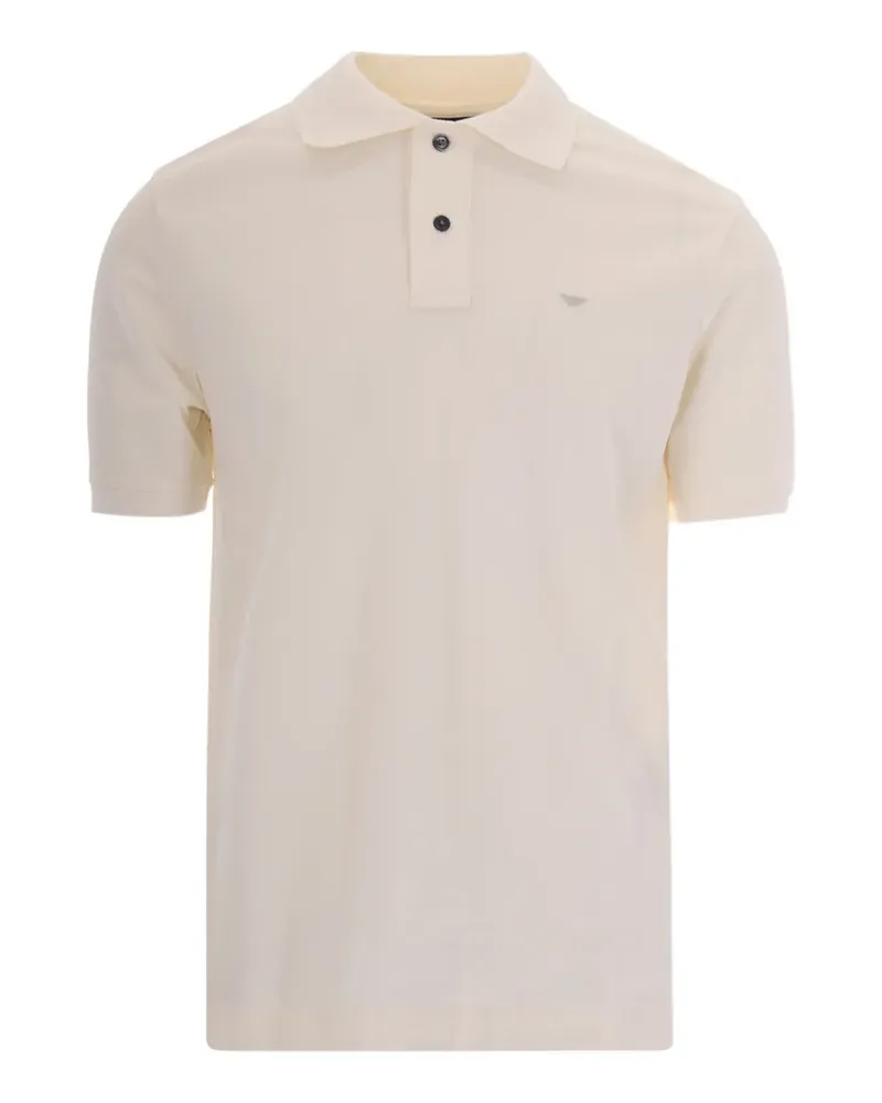 Emporio Armani slim-fit piqué polo shirt - Nude Nude