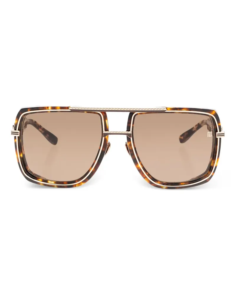 Balmain Soldier Sonnenbrille - Braun Braun