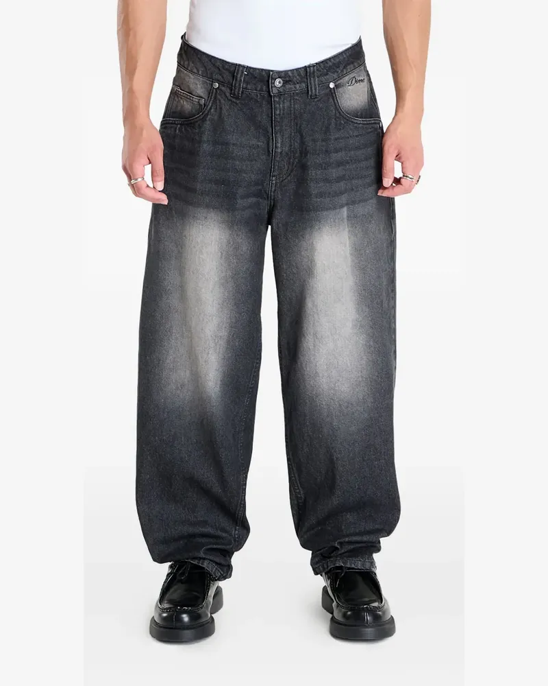 Dime Ausgeblichene Jeans - Schwarz Schwarz