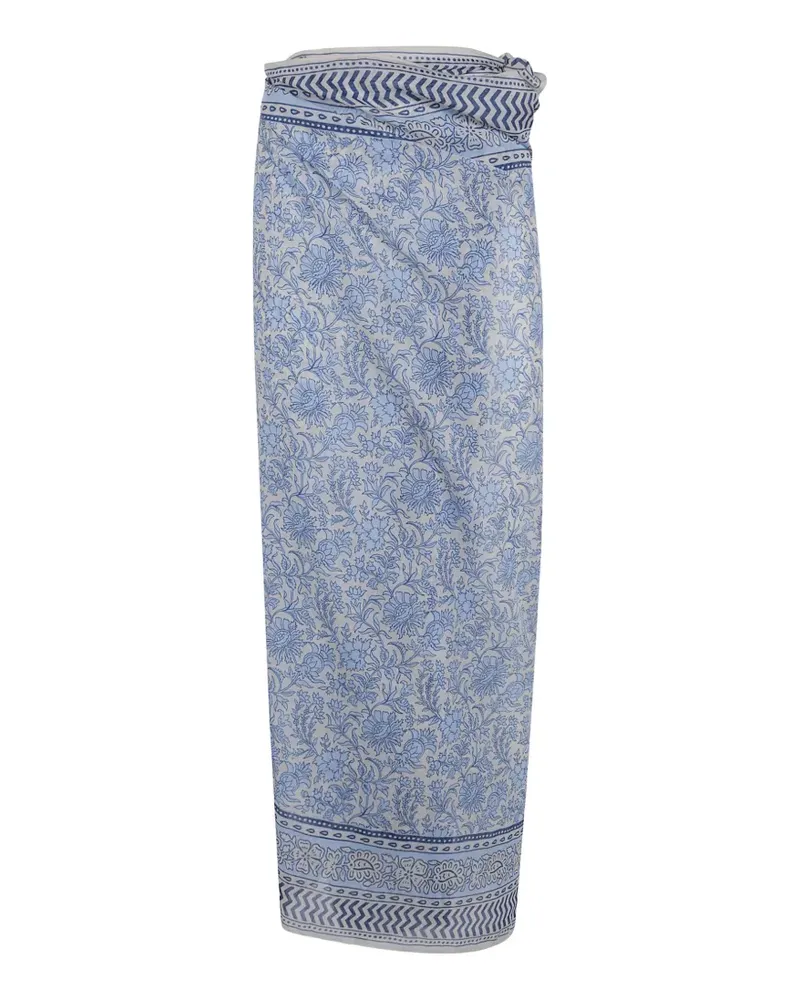 MC2 Saint Barth Sarong mit Print - Blau Blau
