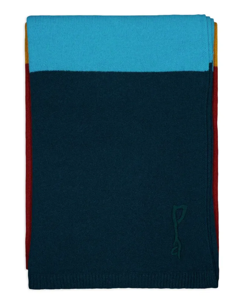 PAULA striped throw - Blau Blau