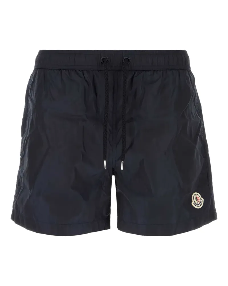 Moncler logo swim shorts - Blau Blau