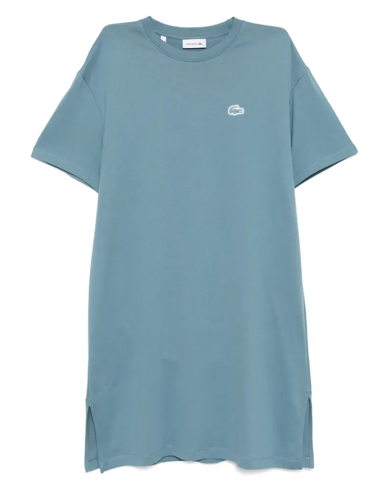 Lacoste T-Shirtkleid aus Baumwolljersey - Blau Blau