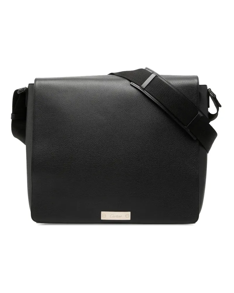 Cartier 2010-2026 Grained Leather Pasha De  Messenger Bag crossbody bag - Schwarz Schwarz