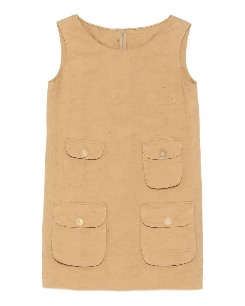 JNBY Utility-Kleid mit Blumenstickerei - Braun Braun
