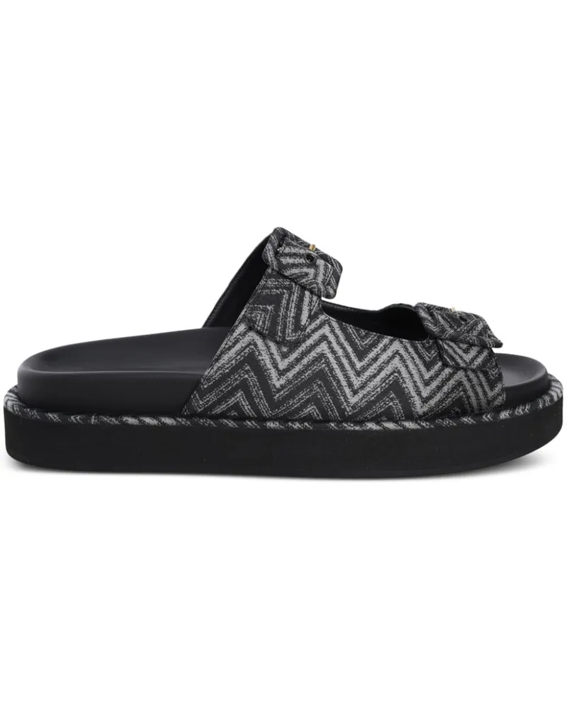 Missoni Clea Sandalen mit Zickzackmuster - Schwarz Schwarz