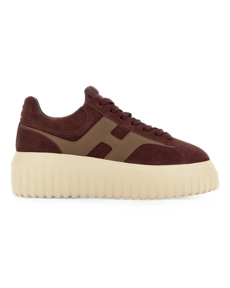 Hogan H-Stripes Sneakers - Braun Braun