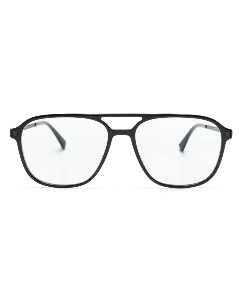 Mykita Gylfi Pilotenbrille - Schwarz Schwarz