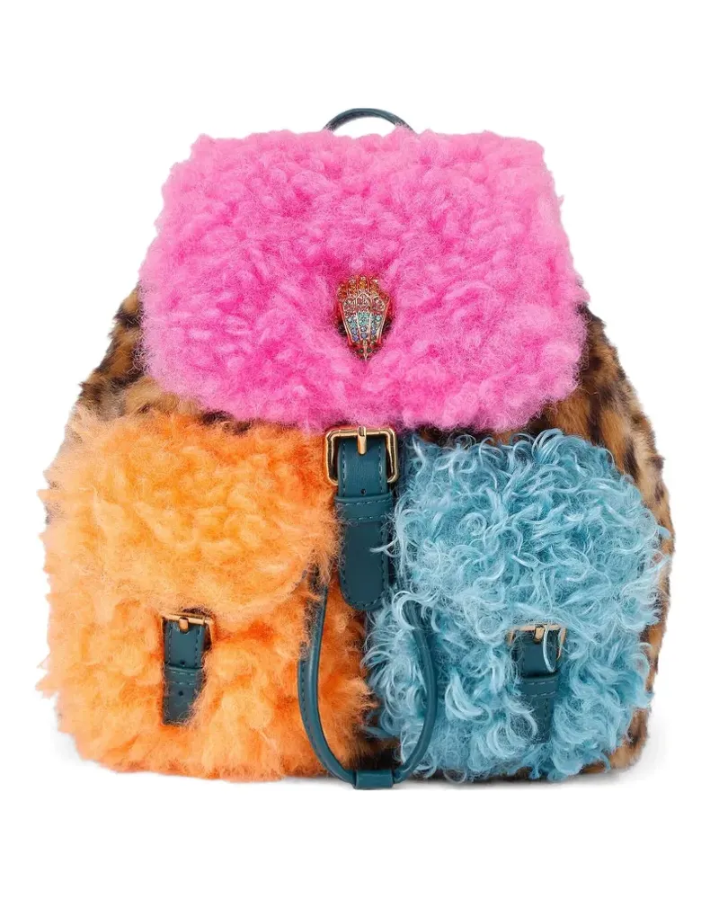 Kurt Geiger small Hoxton eagle-head backpack - Rosa Rosa