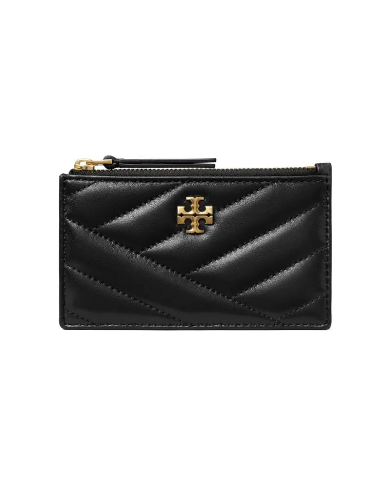 Tory Burch Kira Chevron Kartenetui - Schwarz Schwarz