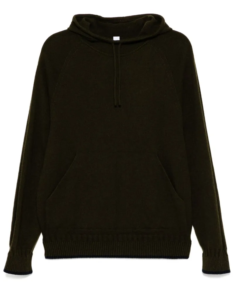 CFCL Gestrickter Hoodie - Grün Grün