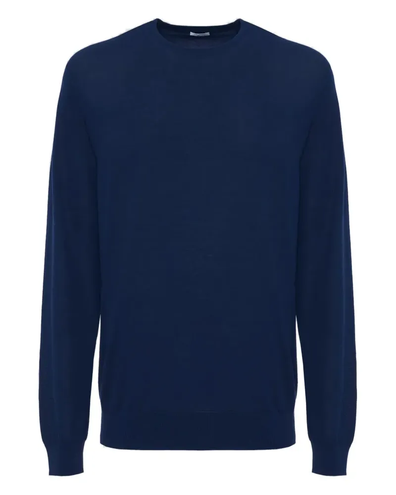 Malo Pullover aus Baumwolle - Blau Blau